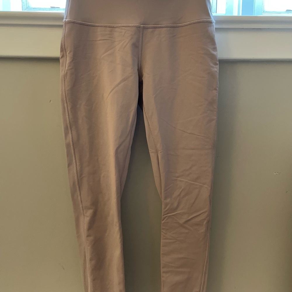 Lululemon dust-colored leggings